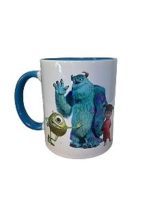 Caneca Cerâmica Alça Colorida - (personalize sua caneca)