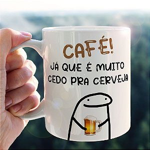 Caneca Cerâmica FLORK - Café e Cerveja