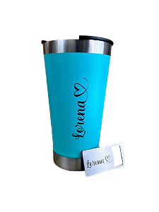 Copo Térmico Inox 473ml - Personalizado a laser