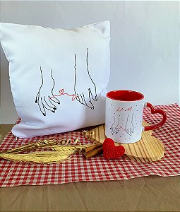 Kit Namorados - Almofada e Caneca