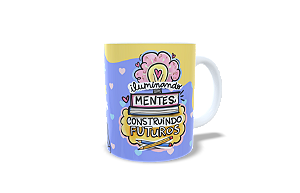 Caneca Cerâmica Branca - Dia dos Professores