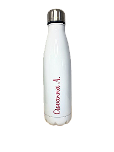 Garrafa Térmica Inox Branca 500 ml