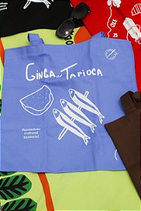 Ecobag Ginga com Tapioca azul