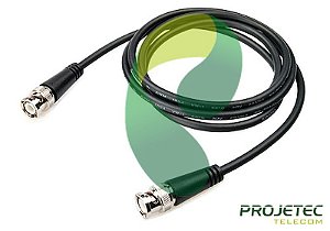 CABO COAXIAL BNC MACHO / MACHO C/ BOOT 01,80M - 10 UNIDADES
