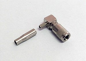 IEC MICRO COAXIAL MACHO ANGULAR CRIMP RG174