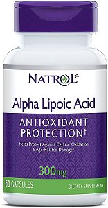Alpha Lipoic Acid Antioxidant Protection 300mg 50 cps Natrol