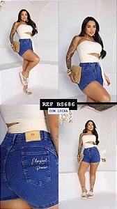 SHORT JEANS COM LYCRA