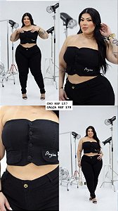 CALÇA SARJA PLU SIZE