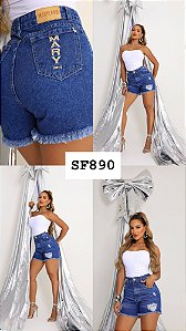 SHORT JEANS 100% ALGODÃO