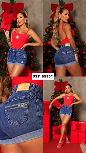 SHORT JEANS COM LYCRA