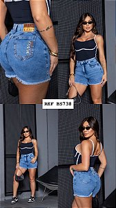 SHORT JEANS COM LYCRA