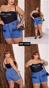 SHORT JEANS PLUS SIZE LANÇAMENTO