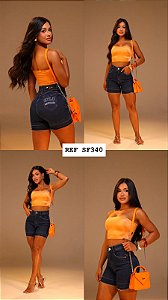 SHORT JEANS COM LYCRA