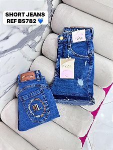SHORT JEANS COM LYCRA