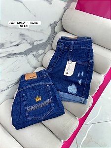 SHORT JEANS PLUS SIZE GRADE QUEBRADA