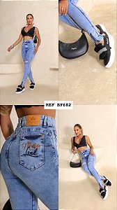 CALÇA JEANS PREMIUM ZÍPER GRADE QUEBRADA