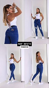 CALÇA JEANS PREMIUM QUEBRADA