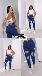 CALÇA JEANS PREMIUM QUEBRADA