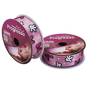 Fita cetim decorativa 22mm Luvinha poá Progresso
