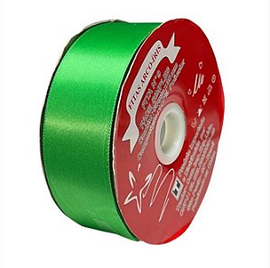 Fita poliéster 38mm Verde Bandeira c/50 metros Trader