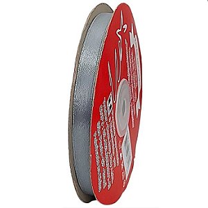 Fita poliéster 11mm Cinza Claro c/50 metros Trader