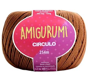 Linha Amigurumi Cor 7220 Tâmara Com 254 Metros Círculo