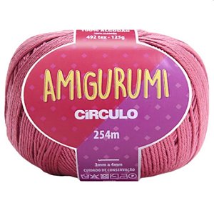 Linha Amigurumi Cor 3157 Roseira Com 254 Metros Círculo