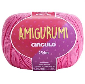 Linha Amigurumi Cor 3182 Pitaya Com 254 Metros Círculo