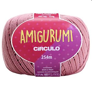 Linha Amigurumi Cor 3201 Camafeu Com 254 Metros Círculo