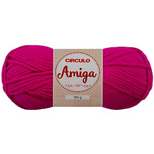 Fio Amiga 100 Gramas Cor 390 Magenta Com 133 metros Círculo