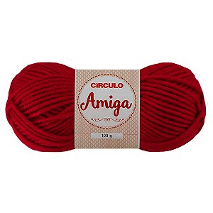 Fio Amiga 100 Gramas Cor 3635 Paixão Com 133 metros Círculo