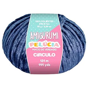 Linha Amigurumi Pelucia COR 2856 C/ 131 Metros Círculo