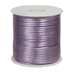 Cordão de Cetim 2mm Lilás Com 50 metros Trader