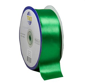 Fita Cetim 38mm Verde Bandeira c/50 metros BZ