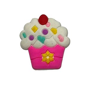 Aplique cupcake emborrachado ref 0001 - 30mm
