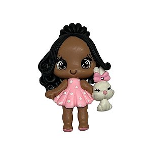 Enfeite Biscuit Boneca 65mm Ref 02 Sanding