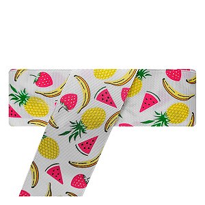 Fita de Gorgurão 38mm RO 150022 Frutas com 10 Metros Sanding