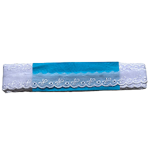Bordado Ingles Branco 2.5cm Ctl-017 Com 13.70 metros Nybc