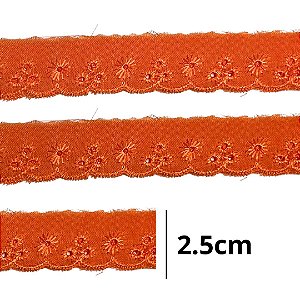 Bordado Ingles 2.5cm COR 523 CTL-61 c/ 13.7 metros NYBC