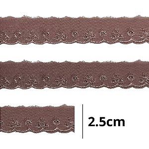 Bordado Ingles 2.5cm COR 135 CTL-61 c/ 13.7 metros NYBC