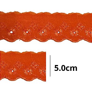 Bordado Ingles 5.0cm COR 523 CTB-134 c/ 13.7 metros NYBC