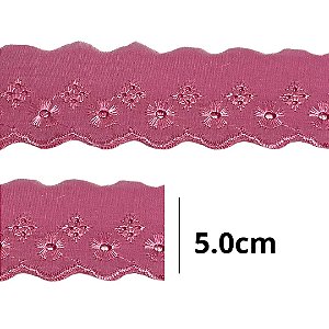 Bordado Ingles 5.0cm COR 140 CTB-134 c/ 13.7 metros NYBC