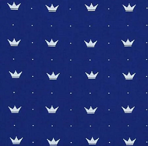 Tecido tricoline estampado coroa ref:2223 - 100% algodão 50cm x 150cm Círculo