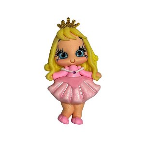 Enfeite Biscuit Princesa Aurora 75mm Sanding