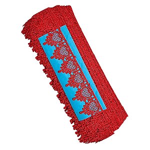 Renda Guipir CHL-590 cor vermelho 35mm c/ 13.70 metros NYBC