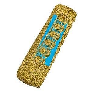 Renda Guipir CHL-655 cor dourado 35mm c/13.70 metros NYBC