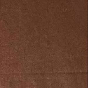 Tecido tricoline liso marrom 100% algodão 50cm x 150cm  Peripan