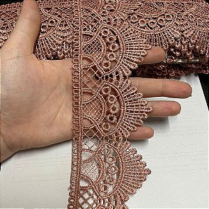 renda guipir chl-438 rosa velho 68mm por metro