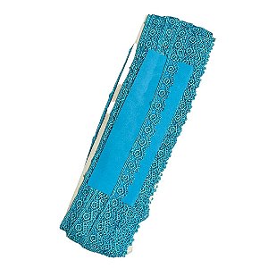 Renda Guipir CHL-653 cor azul turquesa 15mm c/13.70 metros NYBC