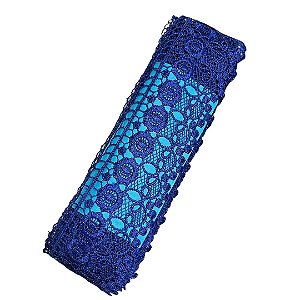 Renda Guipir CHL-624 cor azul royal 70mm c/ 13.70 metros NYBC